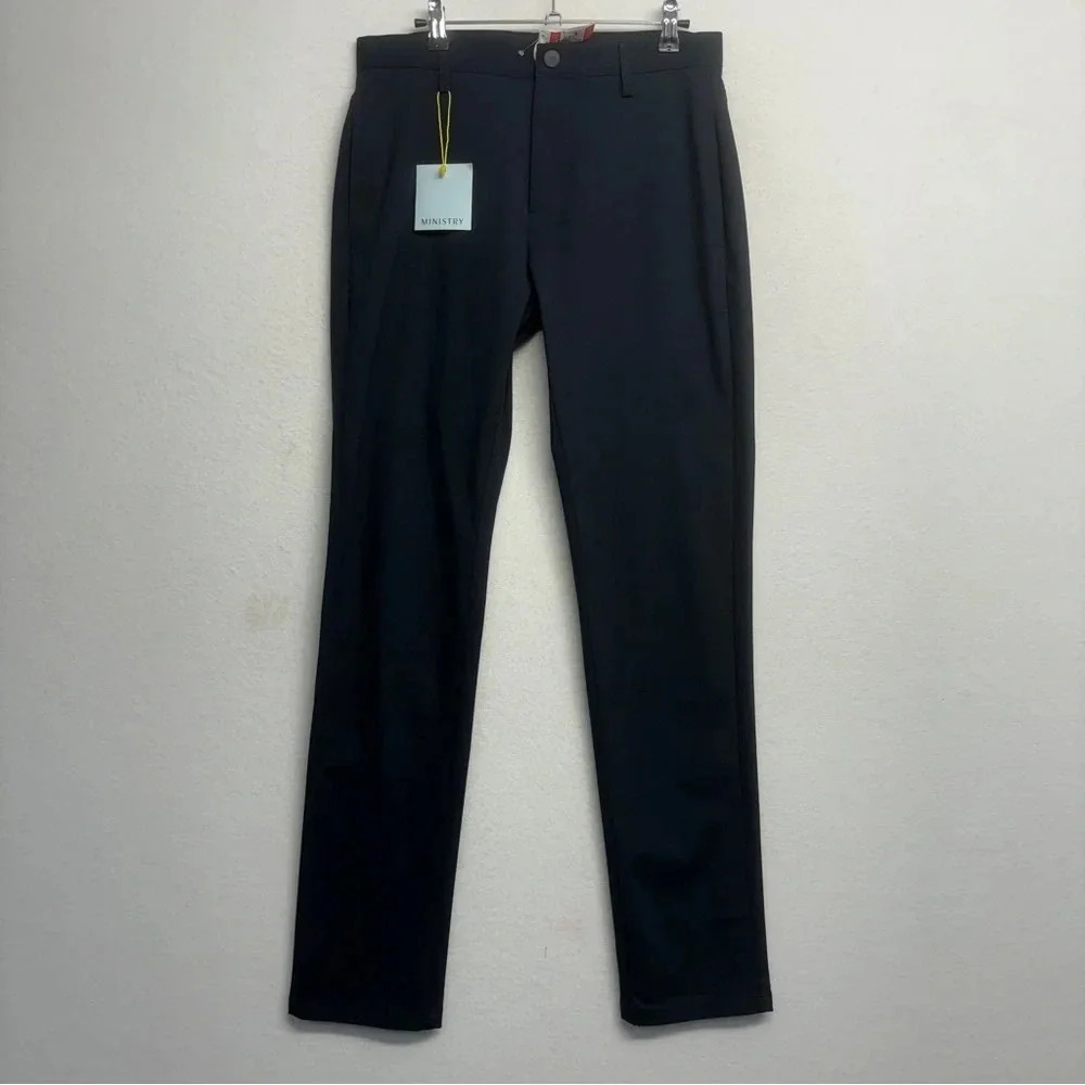 NWT Ministry‎ of Supply Dress Slack Trouser Kinetic Navy Blue 30 x 34